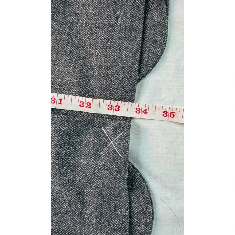 Stafford Big and Tall Stretch Comfort Sport Coat Charcoal Herringbone 54L NEW